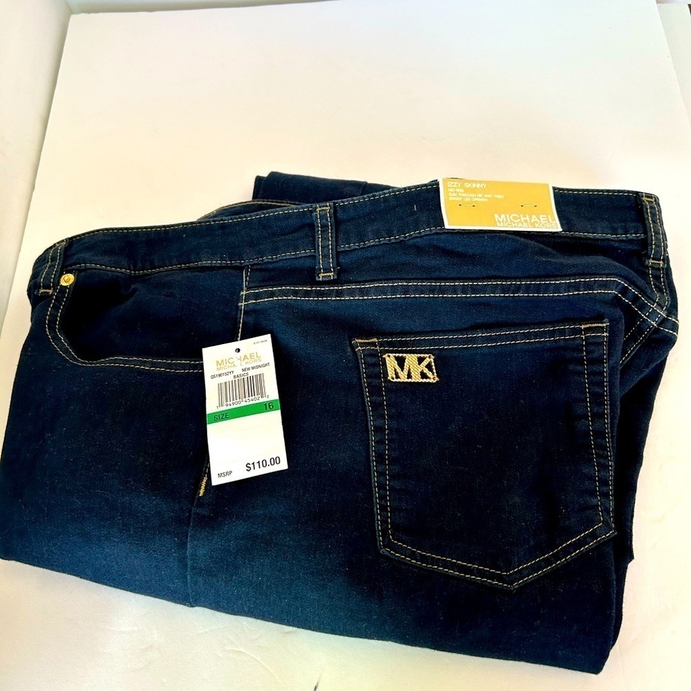 Michael Kors NWT Midnight IZZY Skinny Jeans